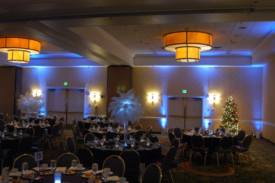 Up-Lighting at The Fifth Annual National Association of Hispanic Nurses Scholarship Awards Gala in the Grand Ballroom at The Westchester Marriott in Tarrytown, NY.