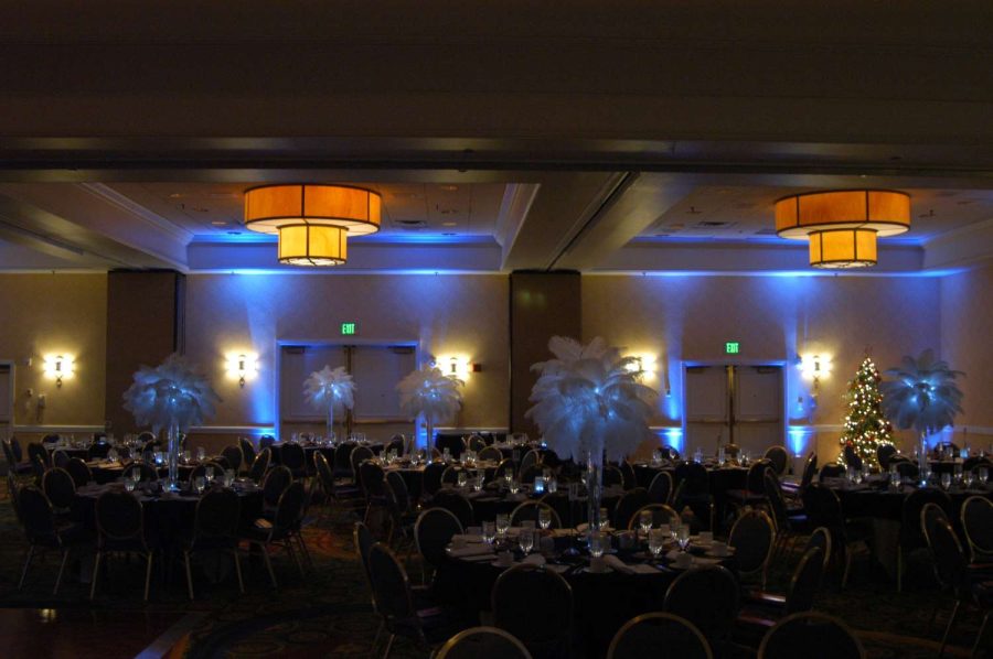Up-Lighting at The Fifth Annual National Association of Hispanic Nurses Scholarship Awards Gala in the Grand Ballroom at The Westchester Marriott in Tarrytown, NY.