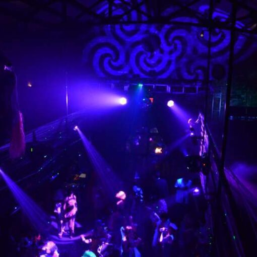 Intelligent Lights for the annual Halloween party at The Foundry.
