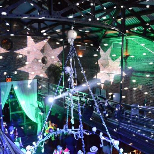 Intelligent Lights for the annual Halloween party at The Foundry.