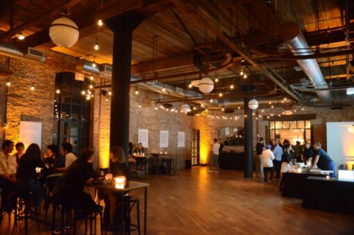 String Lights and Uplights at The Wythe Hotel