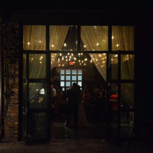 Pendant Lamps in The Main Room at The Foundry located in Long Island City, (Queens, NY).