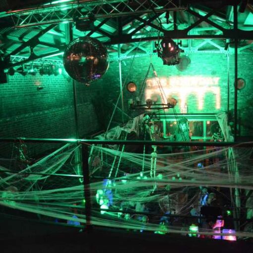 Intelligent Lights for the annual Halloween party at The Foundry.
