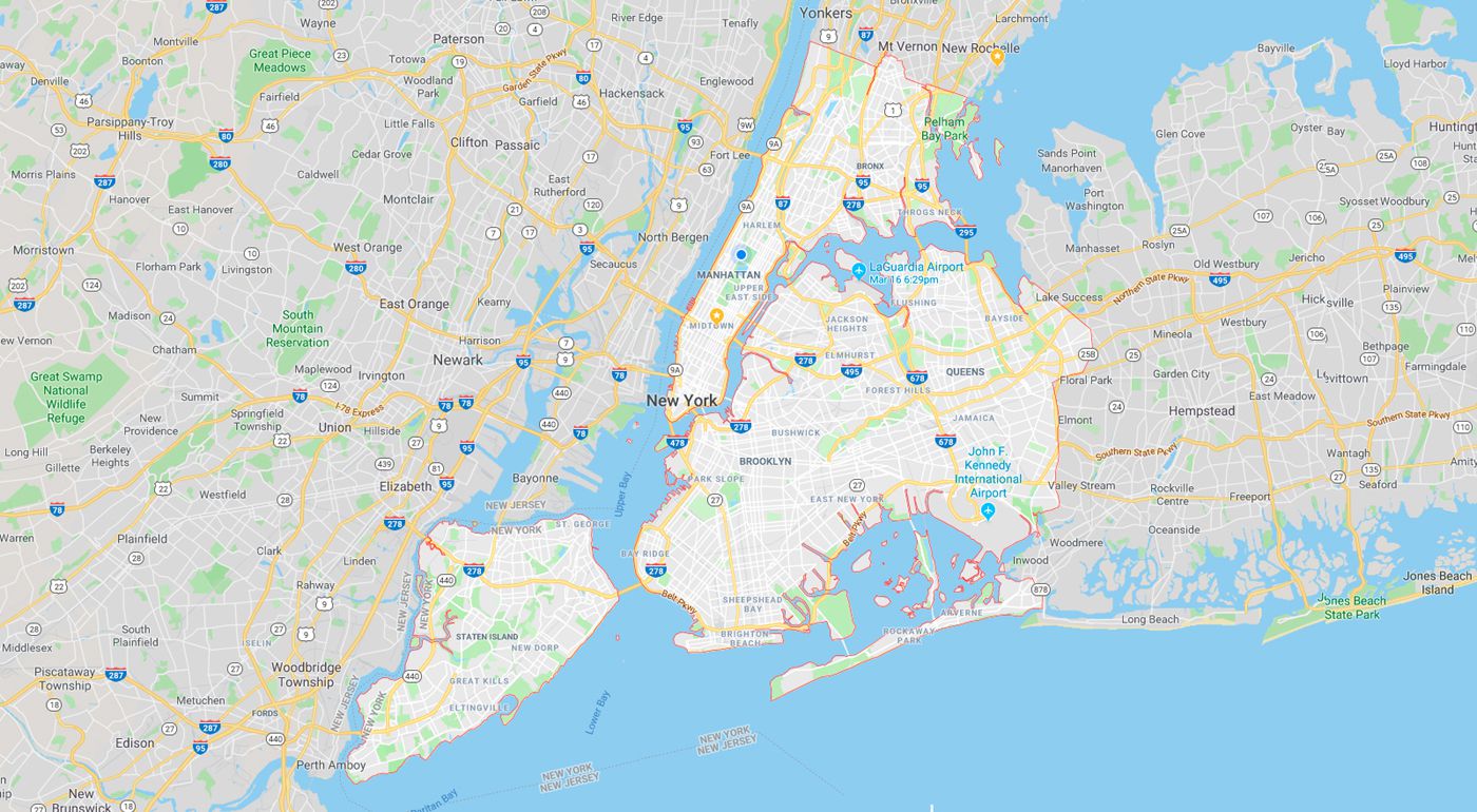 Contact Us - NYC Map