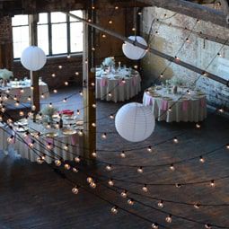 The Greenpoint Loft String Lights - Wedding Lighting New York City