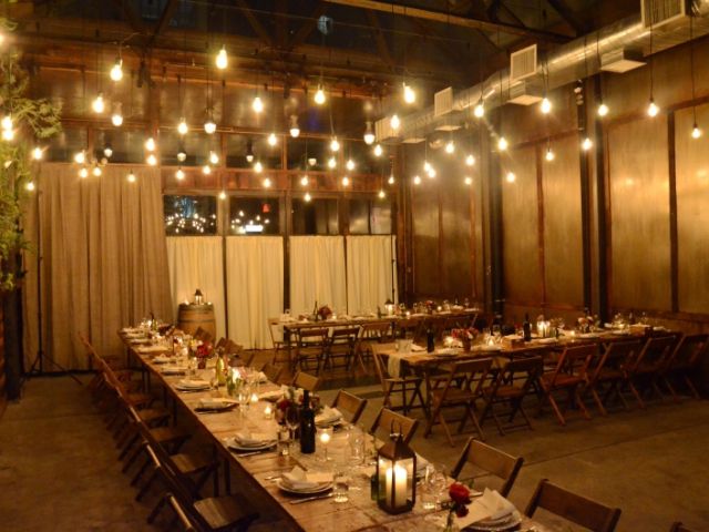 The Brooklyn Winery (Brooklyn, New York) - Pendant Lamps suspended in Atrium