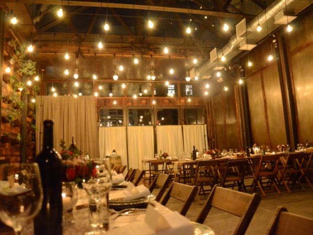 The Brooklyn Winery (Brooklyn, New York) - Pendant Lamps suspended in Atrium