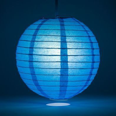 Turquoise Round Paper Lantern