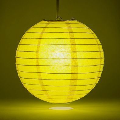 Yellow Round Paper Lantern