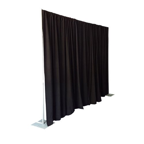 10ft(w) x 12ft(h) Pipe and Drape Panel (Black)