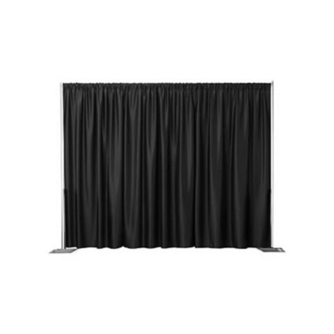 10ft(w) x 12ft(h) Pipe and Drape Panel (Black)