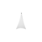 White Spandex Lycra Speaker Stand Covers