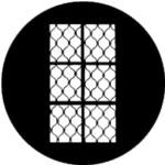 Windows Doors and Blinds - Rosco Standard Stock Steel Gobo - 77336