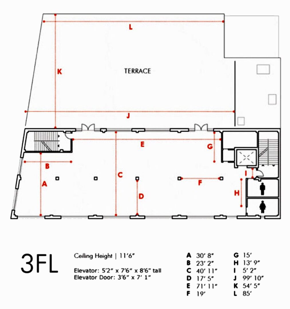 The Bordone LIC - 3rd Floor - Floor Plan