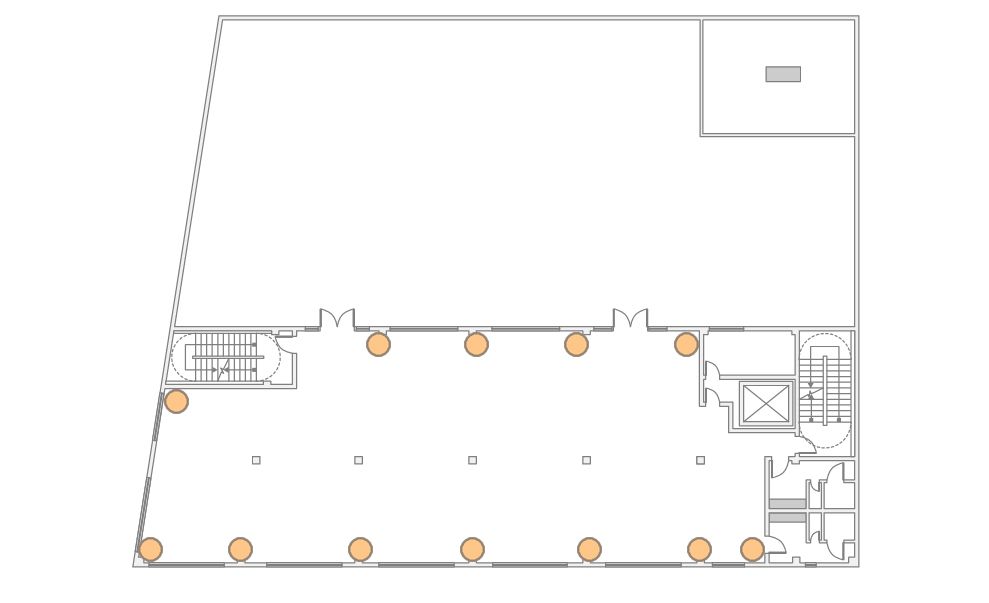 The Bordone LIC - 3rd Floor - 12 Up-Lighting Floor Plan