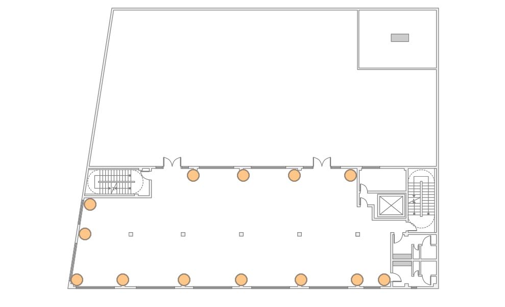 The Bordone LIC - 3rd Floor - 13 Up-Lighting Floor Plan