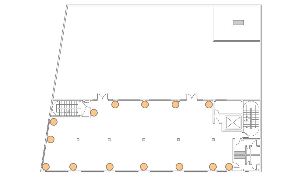 The Bordone LIC - 3rd Floor - 14 Up-Lighting Floor Plan