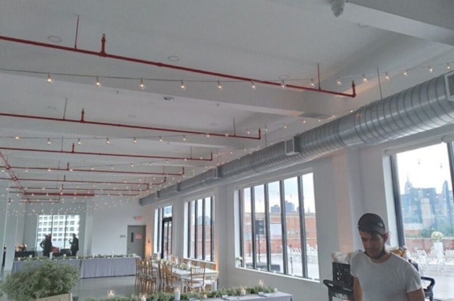 The Bordone LIC - 3rd Floor - String Lights in Main Reception Room