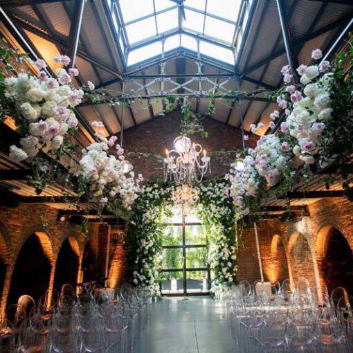 Chrystal Chandelier & Up-Lights @ The Foundry