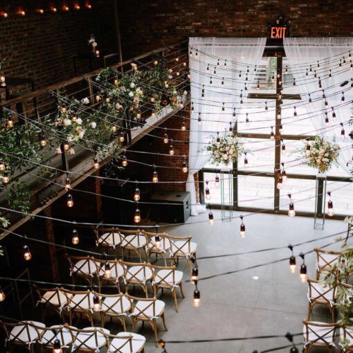 The Foundry (LIC, NY) Wedding Lighting - Universal Light and Sound @ulsnyc