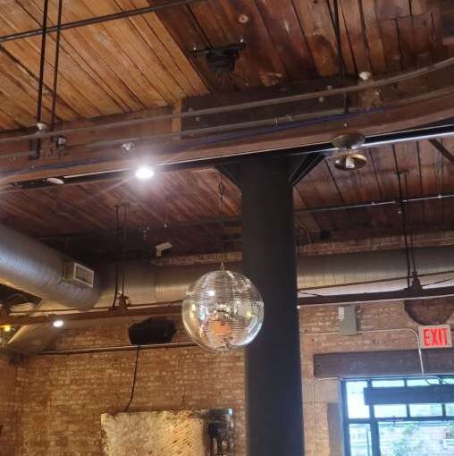 The Wythe Hotel - Mirror Ball in Main Room