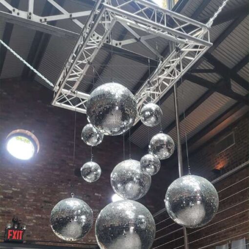 Cluster of Mirror Balls - The Foundry