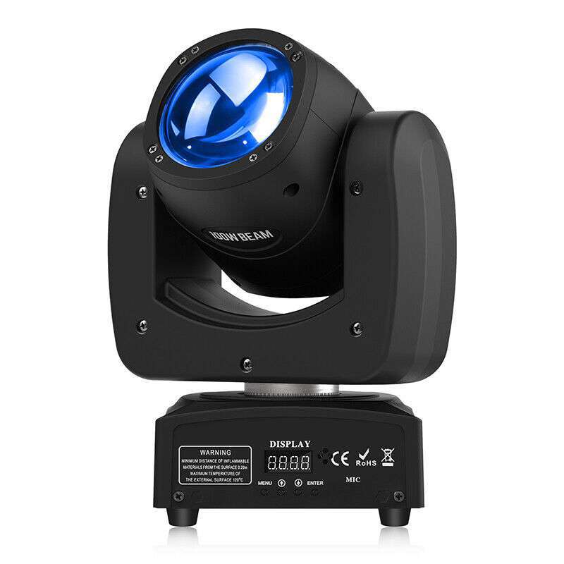 120W RGBW LED Moving Head Beam Lighting Fixture