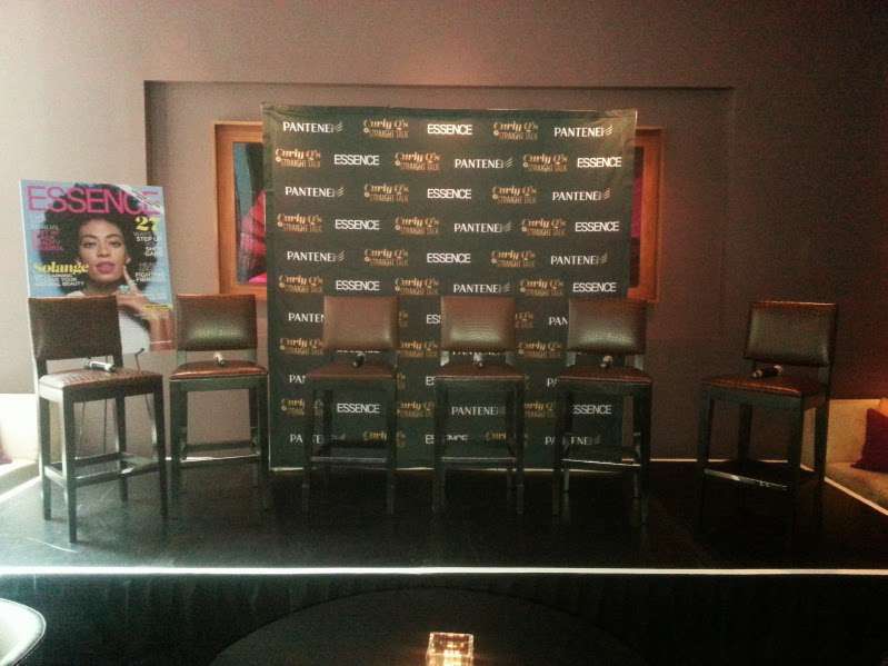 A Stage provided for Pantene and Essence's panel discussion hosted at The 48 Lounge in NYC.