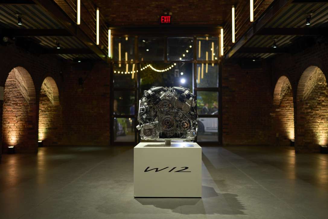 Bentley took a moment to celebrate its internal combustion engine at The Foundry in Long Island City, NY, and Universal Light and Sound provided Lighting equipment for this celebration.