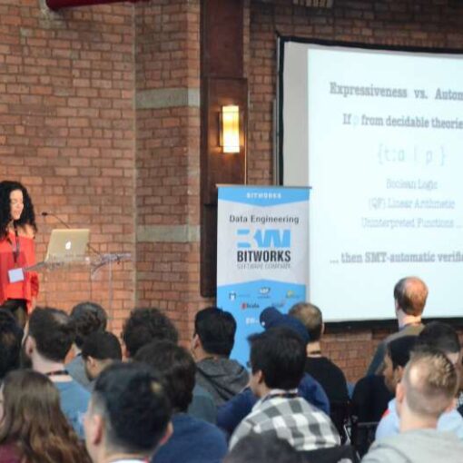 AV equipment for The Northeast Scala Symposium hosted at 26 Bridge.