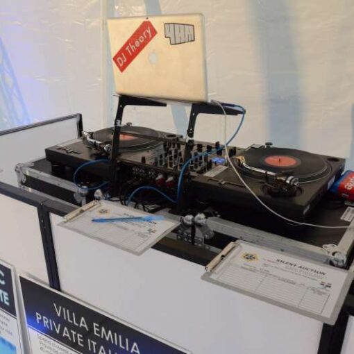 DJ Equipment for The 9th annual fundraising event for Samuel Waxman Cancer Research Foundation