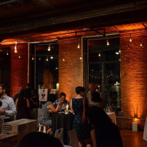 ULS is thankful for providing our lighting equipment for The Maple Street School's annual fundraising event at The Dumbo Loft.
