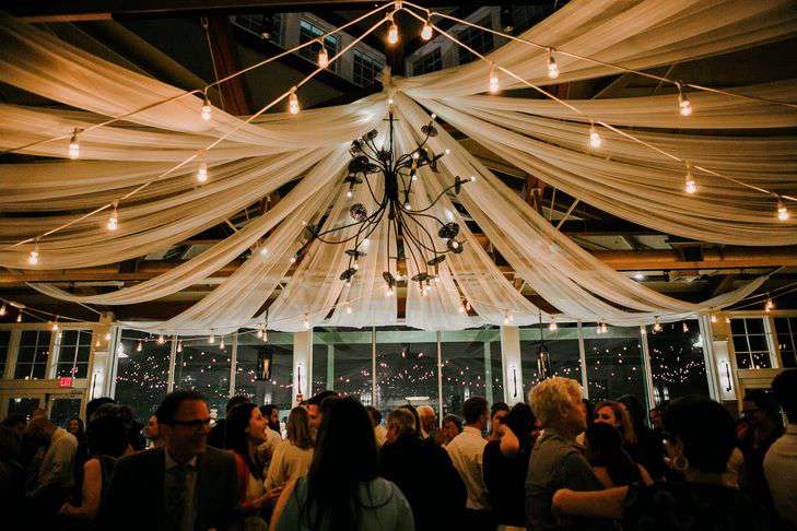 Photos from a wedding at the Liberty House Restaurant in Jersey City, New Jersey that Universal Light and Sound setup the lighting was published by *TheKnot.com on 11/01/2015. 