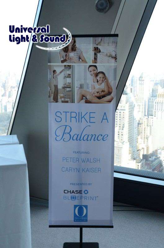 The Oprah Magazine & Chase Blueprint's "Strike A Balance" in all areas of your life.