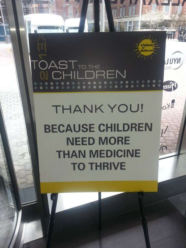Toast to the Children 2013 at Riverpark Restaurant in The Alexandria Center.