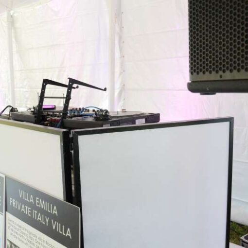 DJ Equipment for The Heat’s Pink Apron Party to benefit The Ellen Hermanson Breast Cancer Center at The Southampton Hospital.
