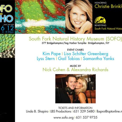 The 23rd annual summer benefit for The South Fork Natural History Museum.