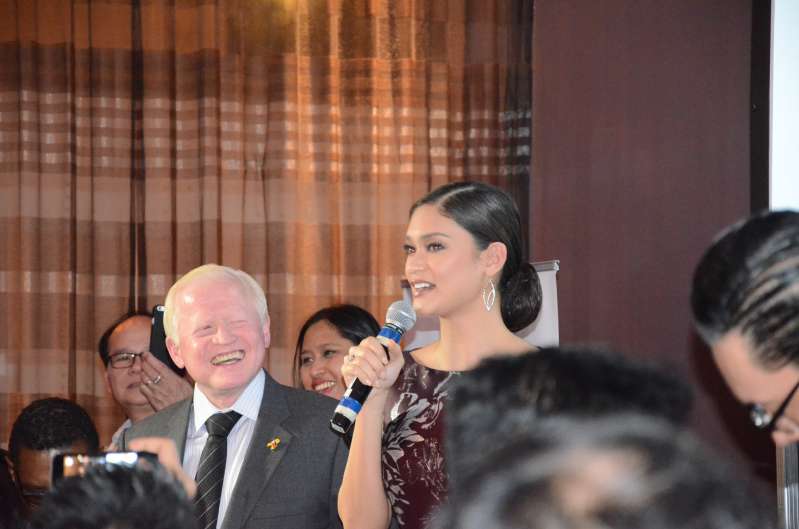 The Philippines Department of Tourism and The Philippines Tourism Promotions Board hosted a gathering at the 48 Lounge. Universal Light and Sound provide the Sound Equipment used at this memorable event. Pia Wurtzbach (Miss Universe).