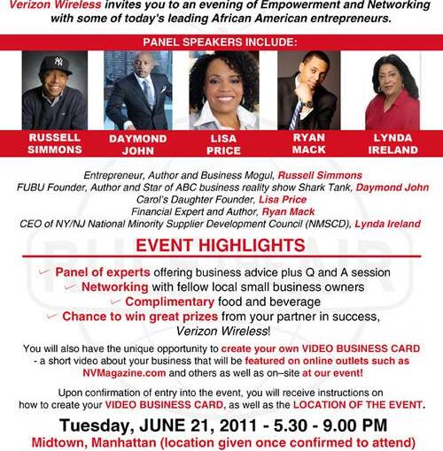 The Verizon Wireless Small Business Empowerment Series held at the Midtown Loft and Terrace in New York City.