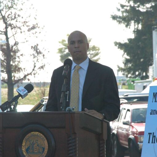 Press Conference with Mayor Cory Booker for a grand opening event hosted at The Seven Eleven in Newark airport in Newark, NJ.