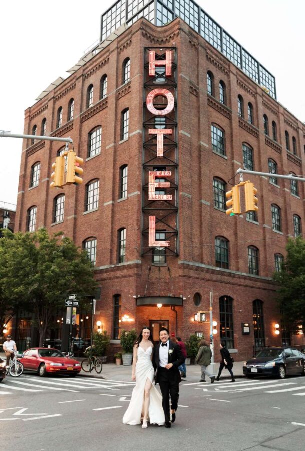 Hannah and Eric's wedding at The Wythe Hotel in Brooklyn, NY.