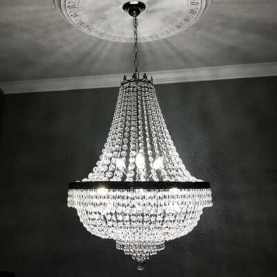 24" French Empire Crystal Chandelier