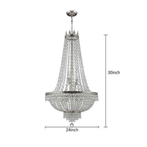 24" French Empire Crystal Chandelier 24" French Empire Crystal Chandelier