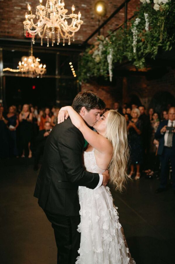The first dance at Kasey and Andrew's wedding at The Foundry - September 13, 2024