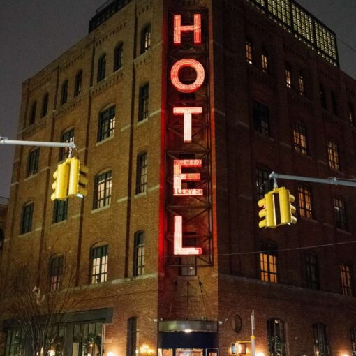 Christie and Drew's wedding at The Wythe Hotel.