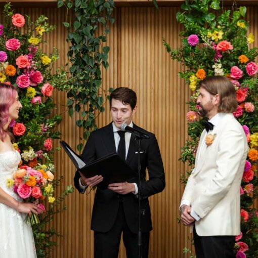 Arden and Keith’s vibrant and colorful Brooklyn wedding at Rule of Thirds.