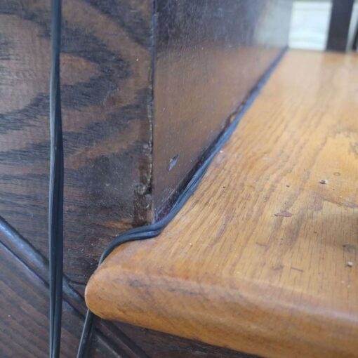 Stairway with electrical cord