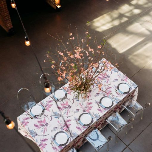 A Table setting in The Main Room at The Foundry's Open House on March 28, 2026 A Table setting in The Main Room at The Foundry's Open House on March 28, 2026