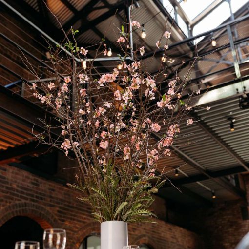 A Table setting in The Main Room at The Foundry's Open House on March 28, 2026 A Table setting in The Main Room at The Foundry's Open House on March 28, 2026
