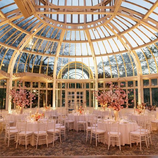 Warm White Up-Lights at the base of each column around the inside perimeter of the Palm House. Warm White Up-Lights at the base of each column around the inside perimeter of the Palm House.